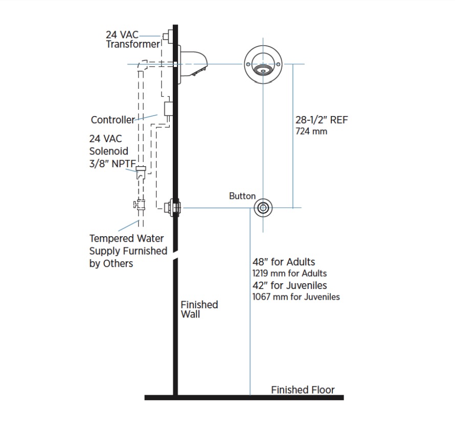 Sloan MCR-225 **3375025 Everswitch Shower Sys W/Ac460