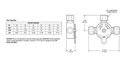Sloan MIX-60-A*3326009 Single Faucet - Manual Mixing