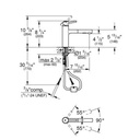 Grohe 31453DC1 Concetto Single Handle Kitchen Faucet Super Steel 2