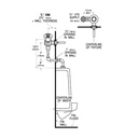 Sloan ROYAL 197-1-WB-L3 3 3/4" Ldim Concealed Fv