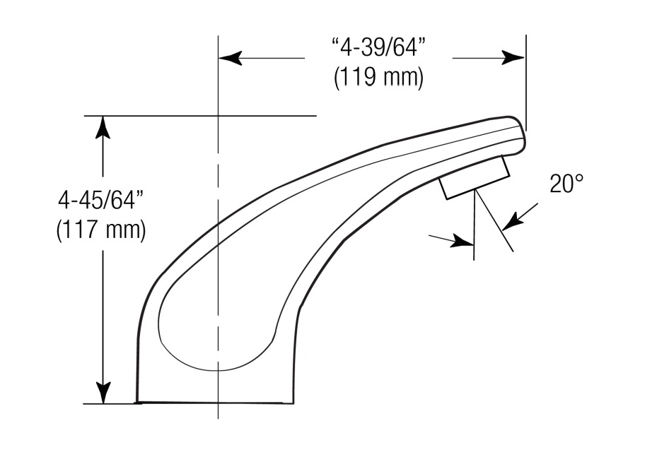 Sloan SF-2300-CT*3362116 Cp Fct Ped Densor Hw/B Back Up