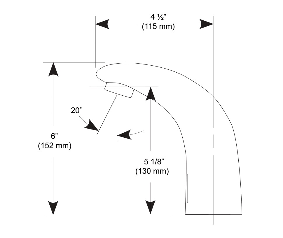 Sloan SF-2400-4 Sf Series Sensor Faucet