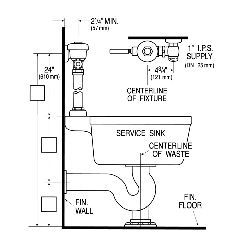 Sloan SLOAN 117-H-O 1 1/2" Offset