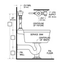 Sloan SLOAN 117-H-O 1 1/2" Offset