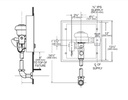 Sloan SLOAN 195-0.5-ESS-TMO-SWB Concealed Flush Valve 0.5 Gpf