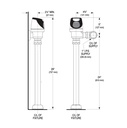 Sloan SOLIS 8115-1.28 Solis Battery Operated Fv