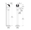 Sloan SOLIS 8115-1.6/1.1 Solar Powered Dual Flush Valve