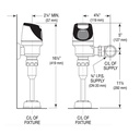 Sloan SOLIS 8186-1.5 Exposed Solar Flush Valve