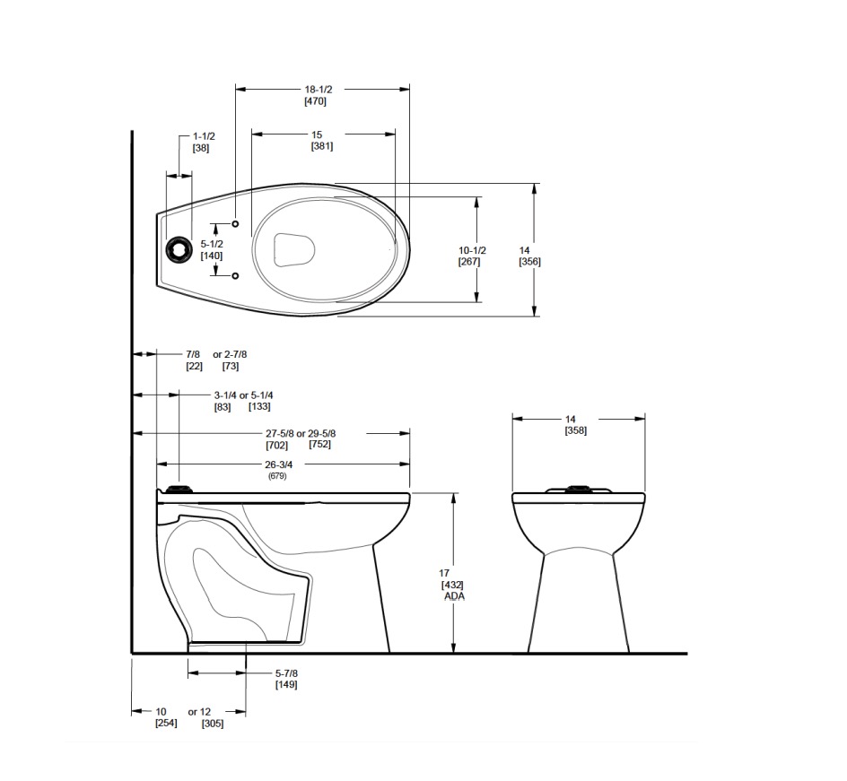 Sloan ST-2029*2102029 Barrier Free T.S. 1.1-1.6