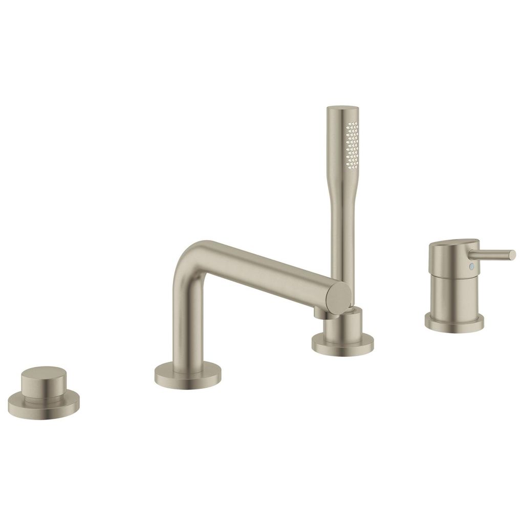 Grohe 19576EN2 Concetto Four Hole Bathtub Faucet With Handshower Brushed Nickel 1