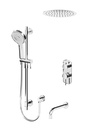 Tenzo ALYPB33-511655-CR Alyss T-Box Kit 3 Functions Pres Bal Chrome Finish