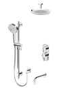 Tenzo ALYT33-511345-CR Alyss T-Box Kit 3 Functions Thermo Chrome Finish