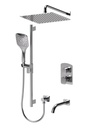Tenzo DEPB33-501125-CR Delano T-Box Kit 3 Functions Pres Bal Chrome Finish