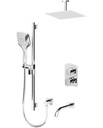 Tenzo DEPB33-511315-CR Delano T-Box Kit 3 Functions Pres Bal Chrome Finish
