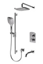 Tenzo DET33-501145-CR Delano T-Box Kit 3 Functions Thermo Chrome Finish