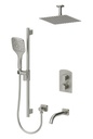 Tenzo DET33-511315-BN Delano T-Box Kit 3 Functions Thermo Brushed Nickel Finish