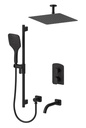 Tenzo DET33-511325-MB Delano T-Box Kit 3 Functions Thermo Matte Black Finish
