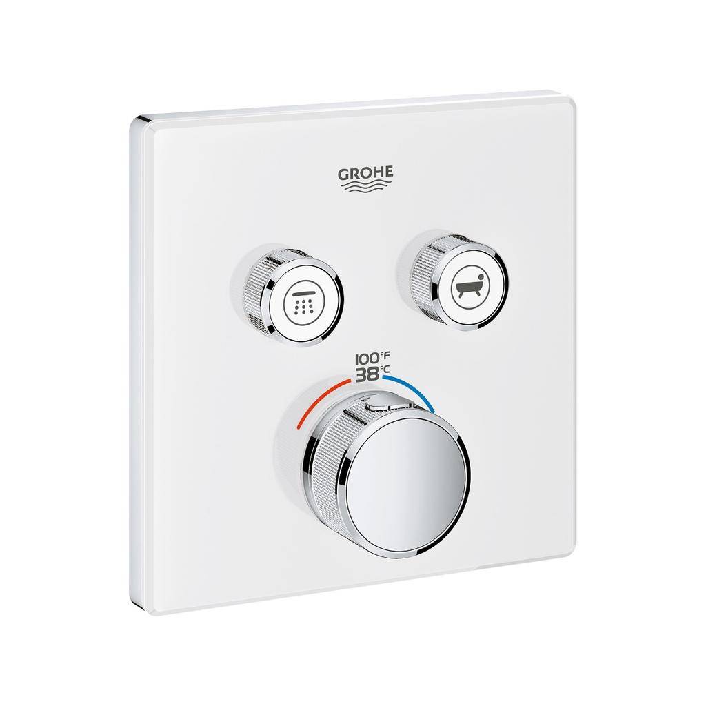 Grohe 29164LS0 Grohtherm SmartControl Dual Function Thermostatic Trim Chrome 1
