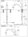 Delta 100-DST Classic 1H Kitchen Faucet Cr