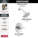 Delta 142749 Shower Rough & Trim 1L 14S