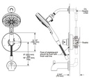 Delta 144749-BL-HS Tub/Shower Rough & Trim 1L 14S Suredock