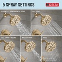 Delta 144749-CZ Tub/Shower Rough & Trim 1L 14S