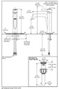 Delta 15849LF-BL Single-Hole Bathroom Faucet 1L