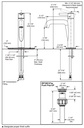 Delta 15849LF-CZ Single-Hole Bathroom Faucet 1L