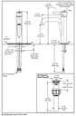 Delta 15849LF-GZ Single Lever Bathroom Faucet