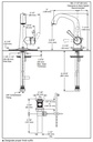 Delta 15890LF Larkin Centerset Bathroom Faucet 1L