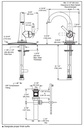 Delta 15891LF-SP Becker Centerset Bathroom Faucet 1L