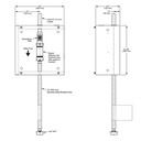 Delta 1600T9001RI E-Concealed Hw Urinal Valve Ri
