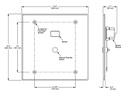 Delta 1600T9003TR E-Concealed Hw Urinal Valve Tr