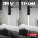 Delta 18803-BL-DST Delta Antoni Collection Pull-Down Kitchen Faucet 1L