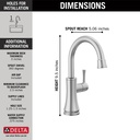 Delta 1920-AR-DST Beverage Faucets Beverage Faucet Transitional