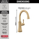 Delta 1920-CZ-DST Beverage Faucets Transitional Beverage Faucet