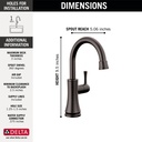 Delta 1920-RB-DST Beverage Faucets Transitional Beverage Faucet