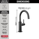 Delta 1930-BL-DST Beverage Faucets Beverage Faucet Contemporary Round