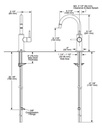 Delta 1930-BL-DST Beverage Faucets Beverage Faucet Contemporary Round
