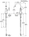 Delta 1940LF-H-AR Insta-Hot Beverage Faucet Contemp Square