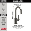 Delta 1959LF-KS Single Handle Bar/Prep Faucet 
