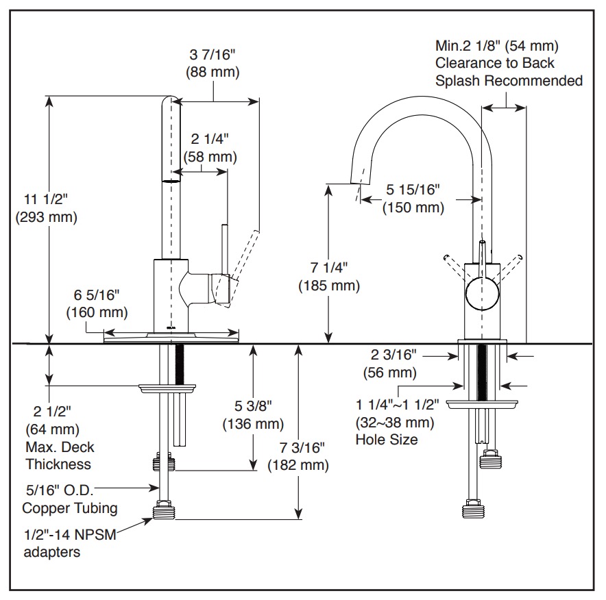 Delta 1959LF-KS Single Handle Bar/Prep Faucet 