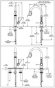 Delta 19802Z-CZ-DST Pull-Down Kitchen Faucet 1L