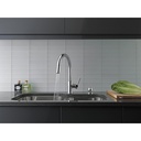Delta 19933-SD-DST Trask Single Handle Pull-Down Kitchen Faucet With Soap Dispenser
