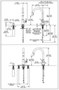 Delta 19933-SPSD-DST Trask Single Handle Pull-Down Kitchen Faucet With Soap Dispenser