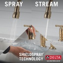 Delta 2390L-CZ-DST Broderick Pull-Down Bridge Kit W/Shieldspray 2L 