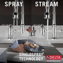 Delta 2390L-DST Broderick Pull-Down Bridge Kit W/Shieldspray 2L 