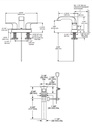 Delta 2563LF-SS Kitano Two Handle Lavatory Faucet 