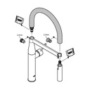 Grohe 30321XC0 GROHFlex Kitchen Hose Spout 2
