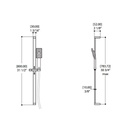 ALT 91383 Misto Thermostatic Shower System 3 Functions Chrome 2